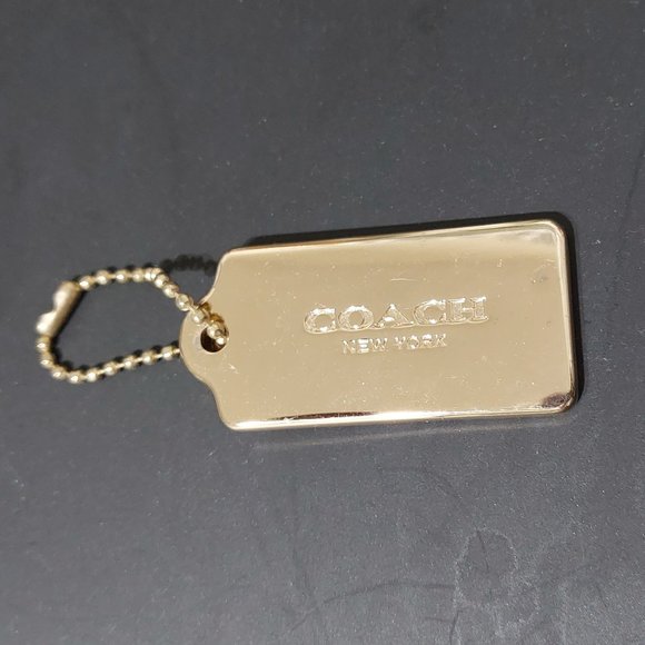 Coach Gold Metal Keyring or Keychain - Picture 3 of 5